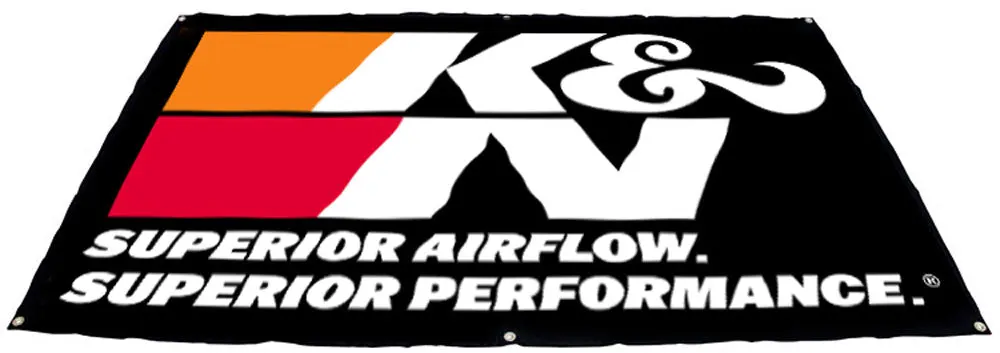 K&N 89-11839 K&N Nylon BannerBANNER; 72" X 42" NYLON SCREEN PRINT