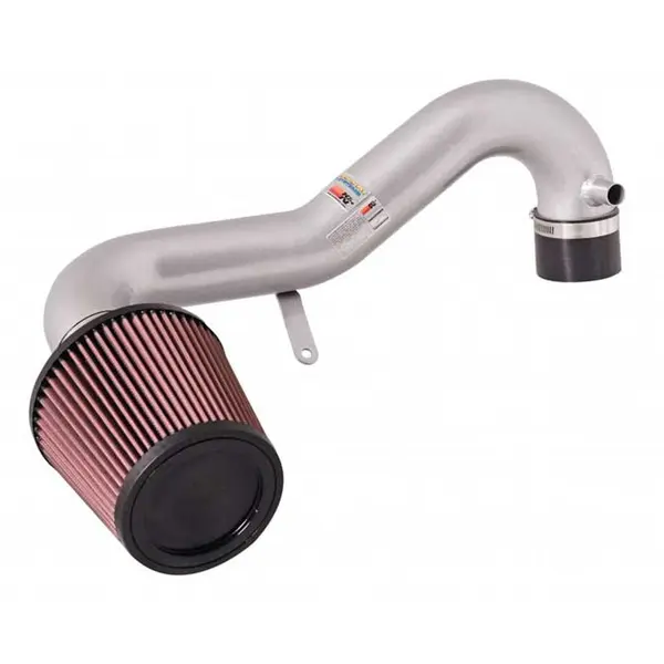 K&N 69-1008TS Performance Air Intake System TYPHOON; HONDA CIVIC, L4-1.7L (SR), '01-05; SILVER