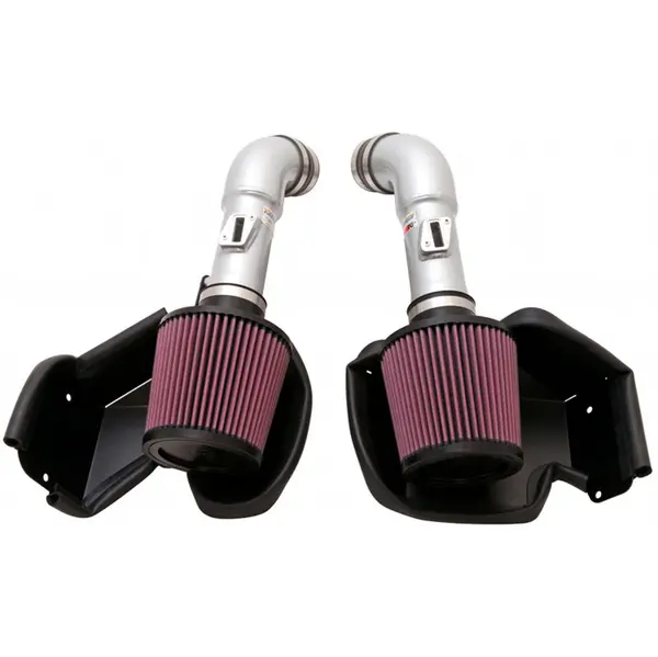 K&N 69-7078TS Performance Air Intake System TYPHOON; NISSAN/INFINITI 370Z/G37, V6-3.7L, 09-17- SILVER