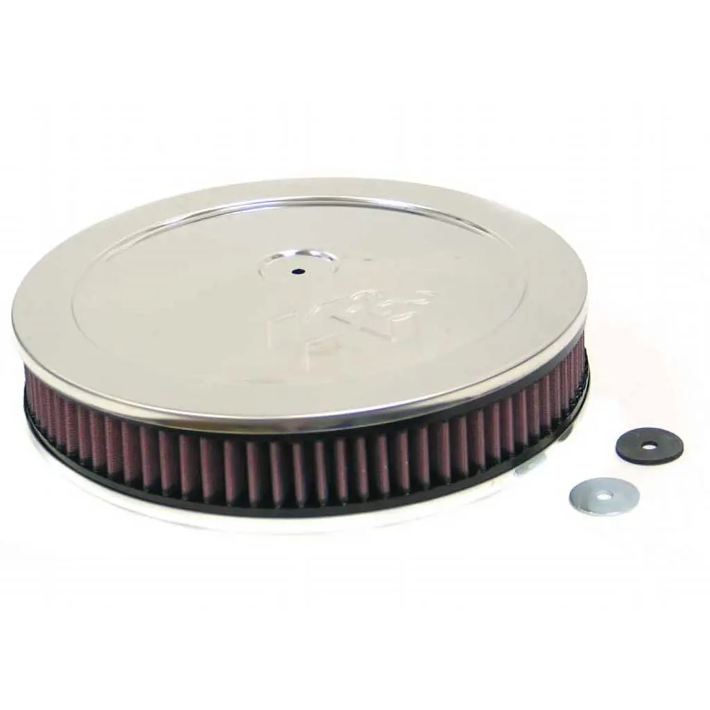 K&N 60-1150 Round Air Filter Assembly 5-1/8" FLG, 11"OD, 3-3/8"H