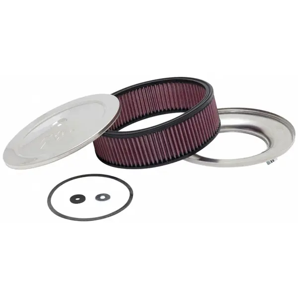 K&N 60-1120 Round Air Filter Assembly 5-1/8"FLG 9"OD X 4-1/8"H W/VNT