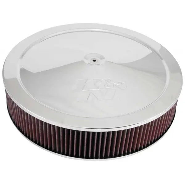 K&N 60-1640 Round Air Filter Assembly 7-5/16"FLANGE, 16"DIA, 3-1/4"H, 1"DROP BASE