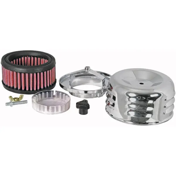 K&N 60-0500 Round Air Filter Assembly LVRD2-3/16"OR2-5/18FLG4"TOP