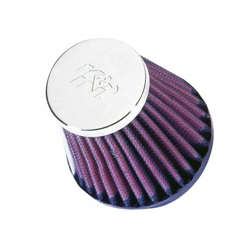 K&N RC-2580 UNIVERSAL Clamp-On Air Filter 2"FLG, 3-1/8"B, 2"T, 3"H