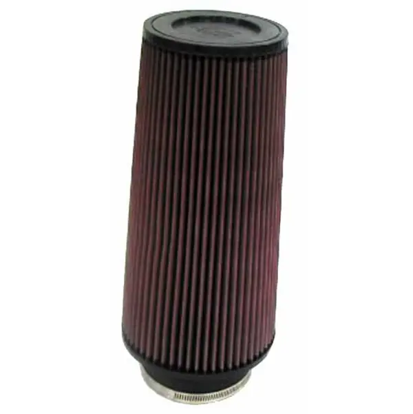 K&N RE-0860 UNIVERSAL Clamp-On Air Filter 4"FLG, 6"OD-B, 4-5/8"OD-T, 12"H