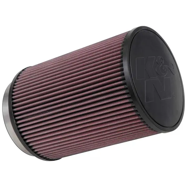 K&N RU-3020 UNIVERSAL Clamp-On Air Filter 5"FLG, 6-1/2"OD, 9"H