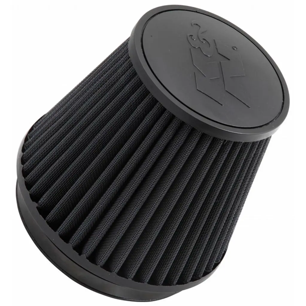 K&N RU-3102HBK UNIVERSAL Clamp-On Air Filter 6"FLG, 7-1/2"B, 5-1/4"T; 6"H