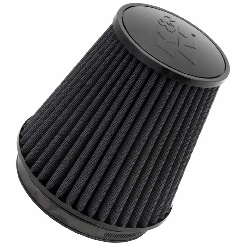 K&N RU-3101HBK UNIVERSAL Clamp-On Air Filter 6"FLG, 7-1/2"B, 5-1/4"T; 7-1/2"H