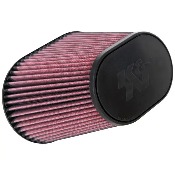 K&N RU-5292 UNIVERSAL Clamp-On Air Filter 7-1/4 X 4-3/4" OVAL FLG, 10 X 5-7/8"B, 6-3/4 X 4-1/2"T, 8-3/4"H