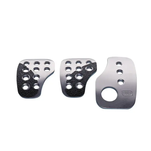 OMP OA0-1040-003 3 Pedal Set Racing, Silver