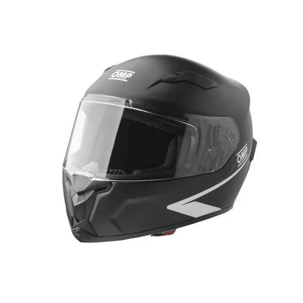OMP SC0-0616-A01-170-XL Full-Face Karting Helmet Circuit Evo2, Matt Black