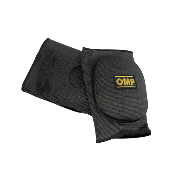 OMP KK0-4005-071 Karting Padded Knee Pads, Black
