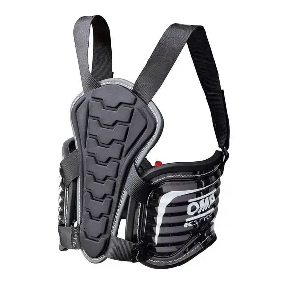 OMP KK0-0048-A01-071-XSS Karting Rib Protection, Black