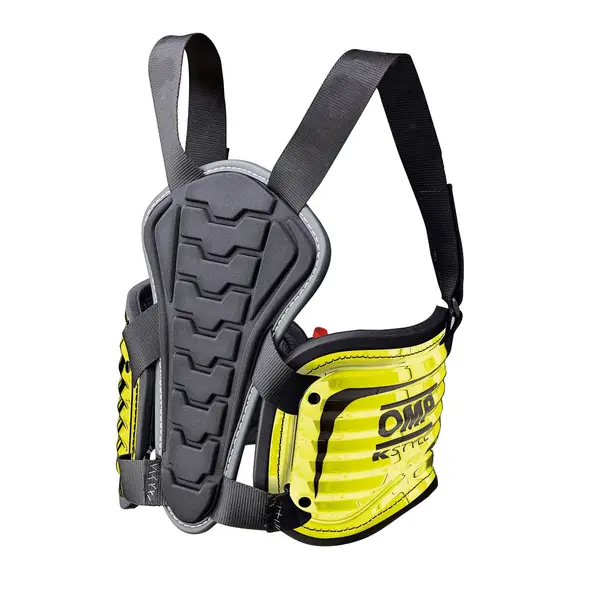 OMP KK0-0048-A01-178-XSS Karting Rib Protection, Yellow