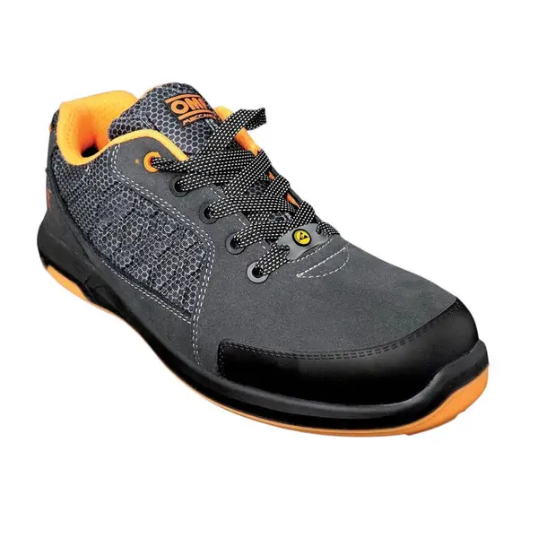 OMP OMPS90013920 Mechanic Shoes Pro Sport Safety, Black/Orange