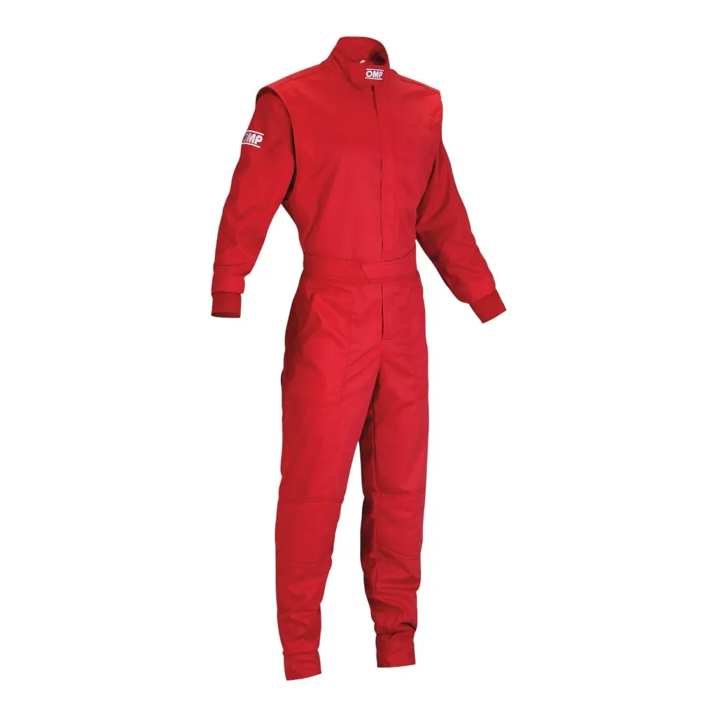 OMP NB0-1579-AK1-061-140 Mechanic Suit Summer (for Kids), Red