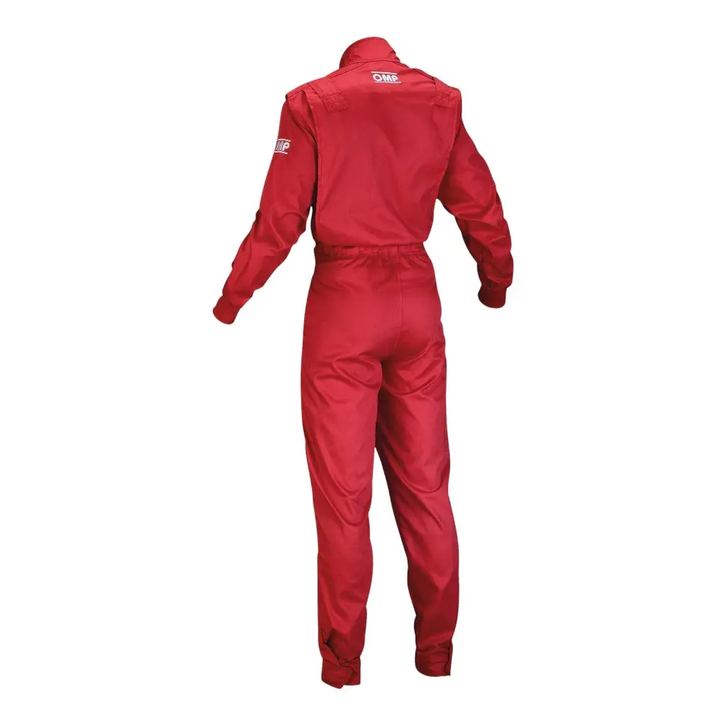 OMP NB0-1579-AK1-061-140 Mechanic Suit Summer (for Kids), Red