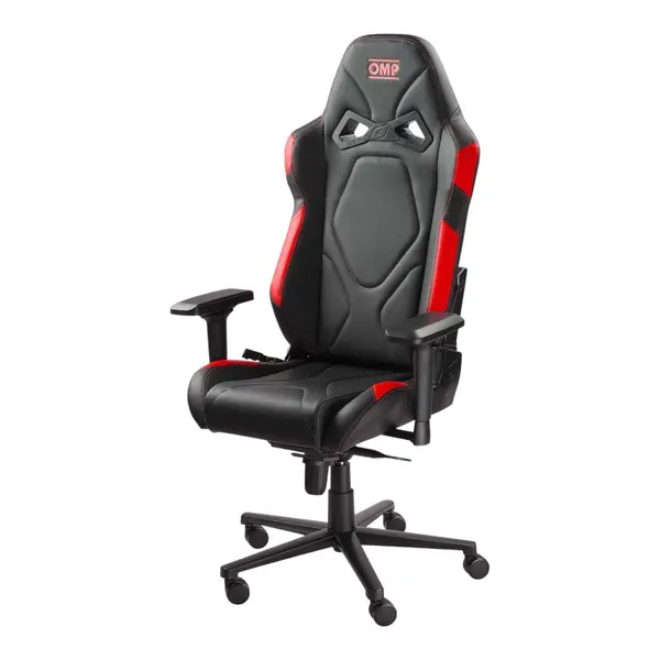 OMP HA0-0835-A01-073 Office Chair GS, Black/Red