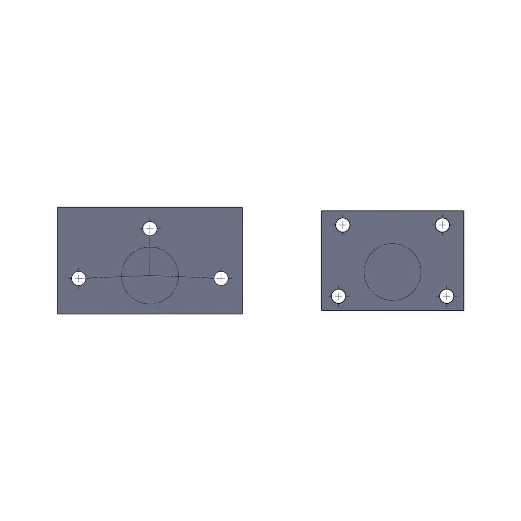 OMP AA0-0203 Plates for Rollbar Fixing