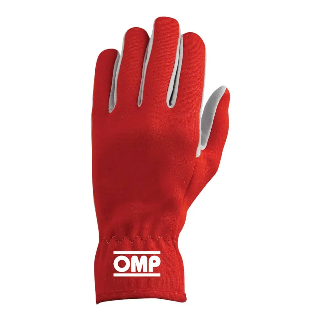 OMP IB0-0702-A01-061-M Racing Gloves Rally, Red