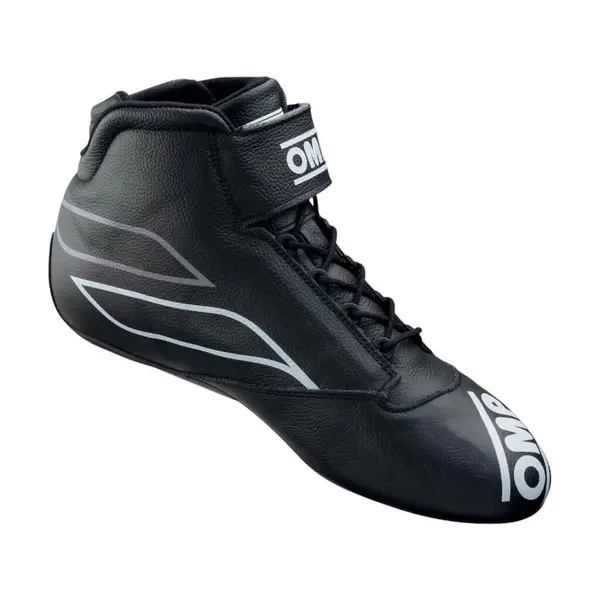 OMP IC0-0822-A03-071-37 Racing Shoes One-S, FIA 8856-2018/SFI, Black