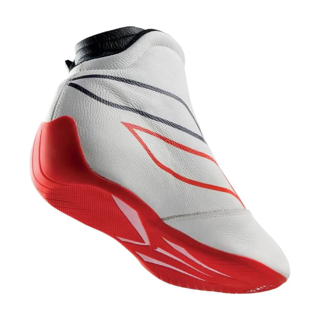 OMP IC0-0822-A03-020-37 Racing Shoes One-S, FIA 8856-2018/SFI, White