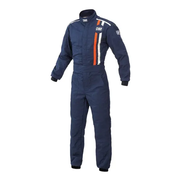 OMP IA0-1816-C01-042-52 Racing Suit Classic MY2021, FIA 8856-2018, Navy Blue