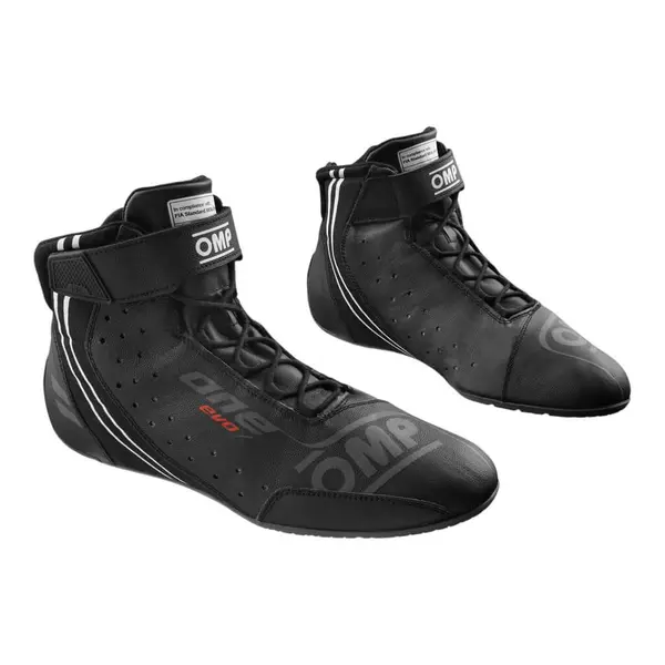 OMP IC0-0833-A01-071-37 Shoes One Evo X MY2024 FIA 8856-2018, Black