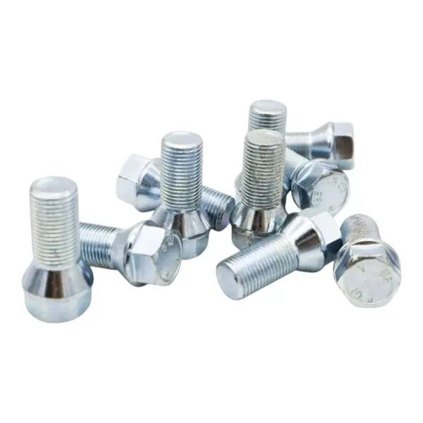 OMP OMPS09191202 Short Head Bolt for Wheel Spacer M12 x 1.5, Silver, 10pcs