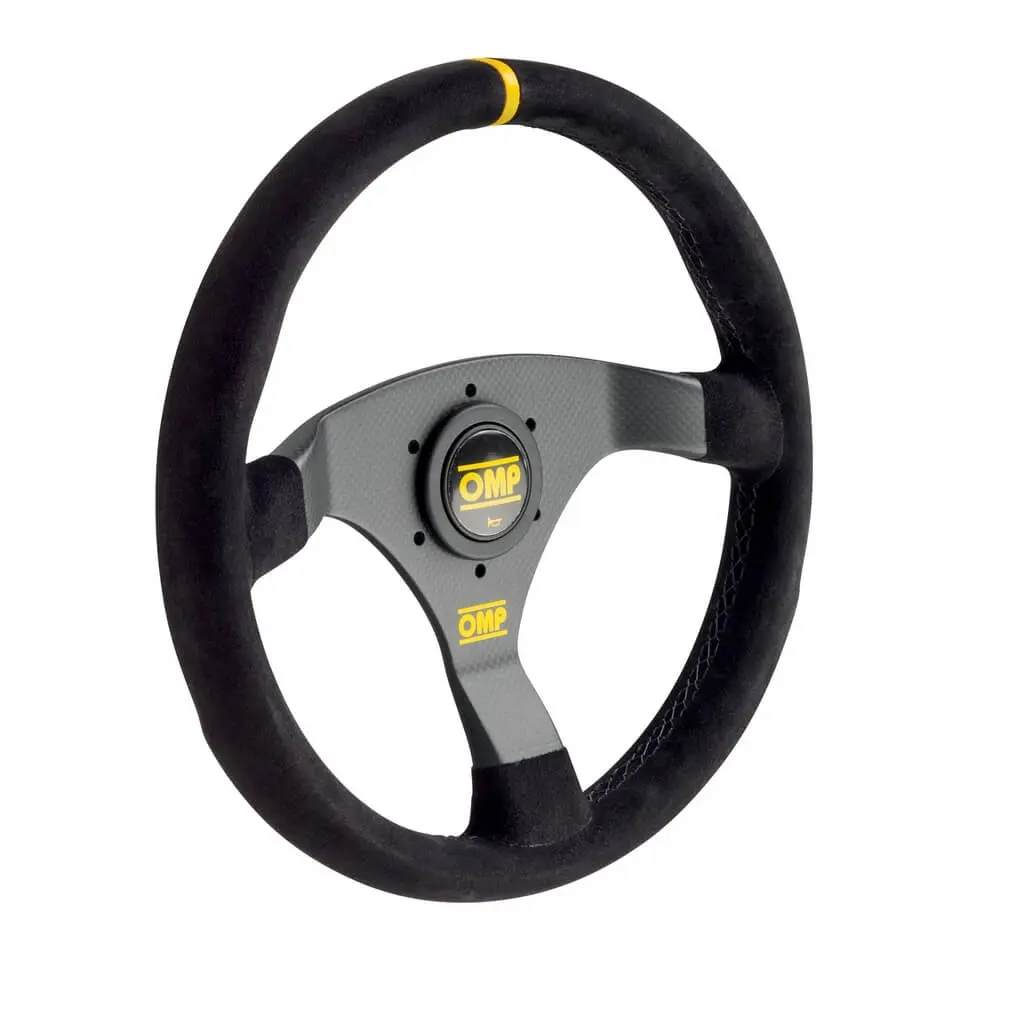 OMP OD0-2032-071 Steering Wheel Carbon-S 320mm, Black Suede