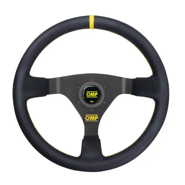 OMP OD0-1980-071 Steering Wheel WRC 350mm, Black Leather