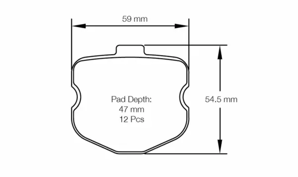 PAGID 8240-RSL29 Brake Pads for (front / rear) for CHEVROLET Corvette C6 Grand Sport 2010-2013