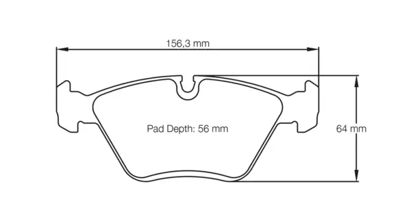 PAGID 1295-RST1 Brake Pads for (Front) for BMW M3 (E46) & M3 CSL 00 - 07 / Z4M