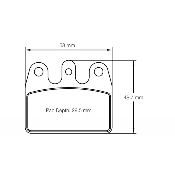 PAGID 5100-K1 Brake Pads for (rear) for MARANELLO DD2 / KZ shifter V11 / KZ V09