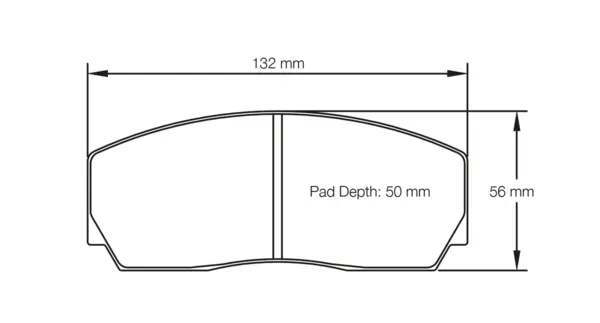 PAGID 1361-RSH42 Brake Pads for AP Racing CP 2279-400 S4BP / CP2279 D50 / MITSUBISHI Lancer EVO X Gravel Rally
