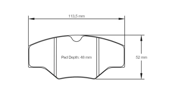PAGID 1265-RST1 Brake Pads for AP Racing CP2340 D40 / D48 / CP3228-26 / 27 S4