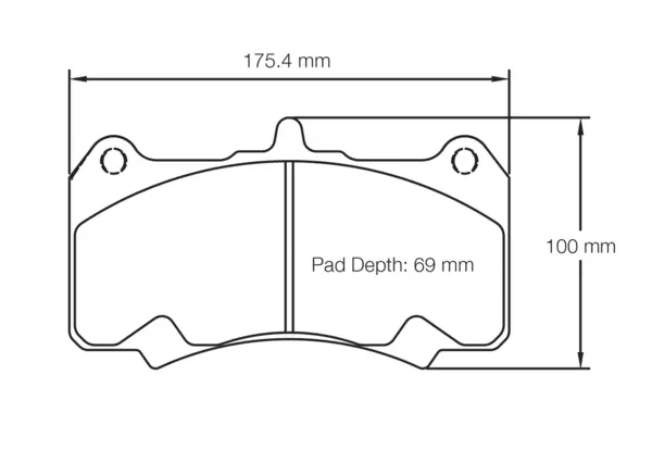 PAGID 8258-RST3 Brake Pads for AP Racing CP7555 D69