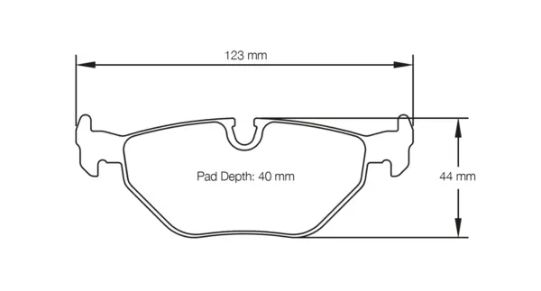 PAGID 1285-RS42 Brake Pads for BMW Z4 2005 -2009 / M3 (E36) 3.0 & 3.2
