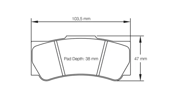 PAGID 8078-RS42 Brake Pads for Caparo AP Racing caliper