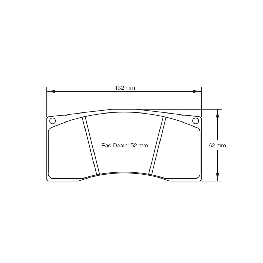 PAGID 4912-RST2E Brake Pads for for Caliper Alcon CAR68