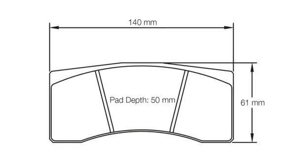 PAGID 1896-RST2 Brake Pads for front FERRARI 360 Challenge