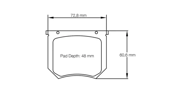 PAGID 8032-RSH29E Brake Pads for Lucas / Girling AR 3