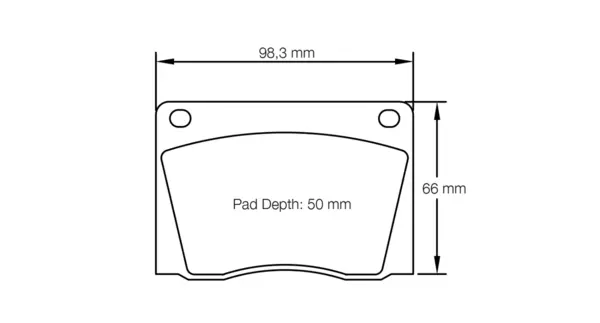 PAGID 8041-RSH29E Brake Pads for Lucas Girling 12 / 3 WVA 20007