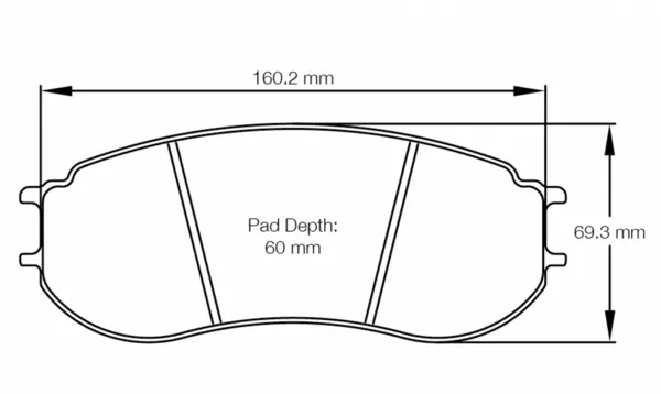 PAGID 8241-RST2 Brake Pads for RST 2