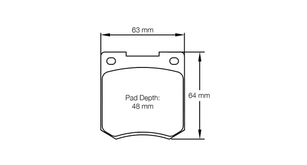 PAGID 3190-RSH42 Brake pads RSH42 Alcon R type [3451] D42 / D48