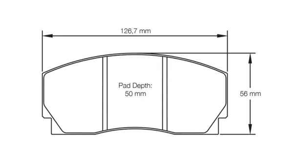PAGID 1269-RSL29 Brake pads RSL29 AP Racing CP2270 D46