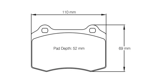 PAGID 1408-RSL29 Brake pads RSL29 BREMBO 07.5146. GT (LOTUS) [caliper family A, C, F]