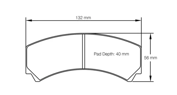 PAGID 8237-RST3 Brake pads RST3 AP Racing CP3215 D40