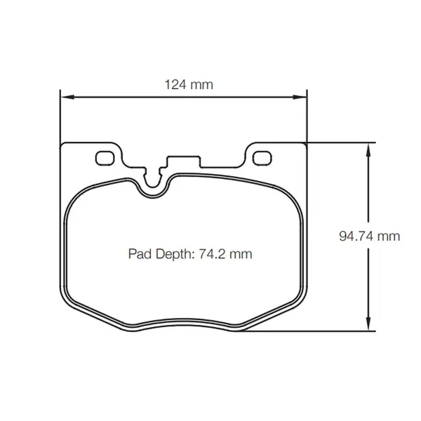 PAGID 8275-RSC1 Front Brake Pads for BMW 3 Series (G20 / G21) 4 Series Coupe (G22 / G23 / G82) / TOYOTA GR Supra