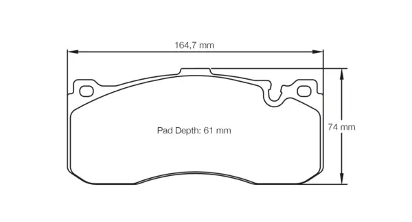 PAGID 8084-RSL1 Front Brake Pads for BMW 3 Series M-Technic / Brembo